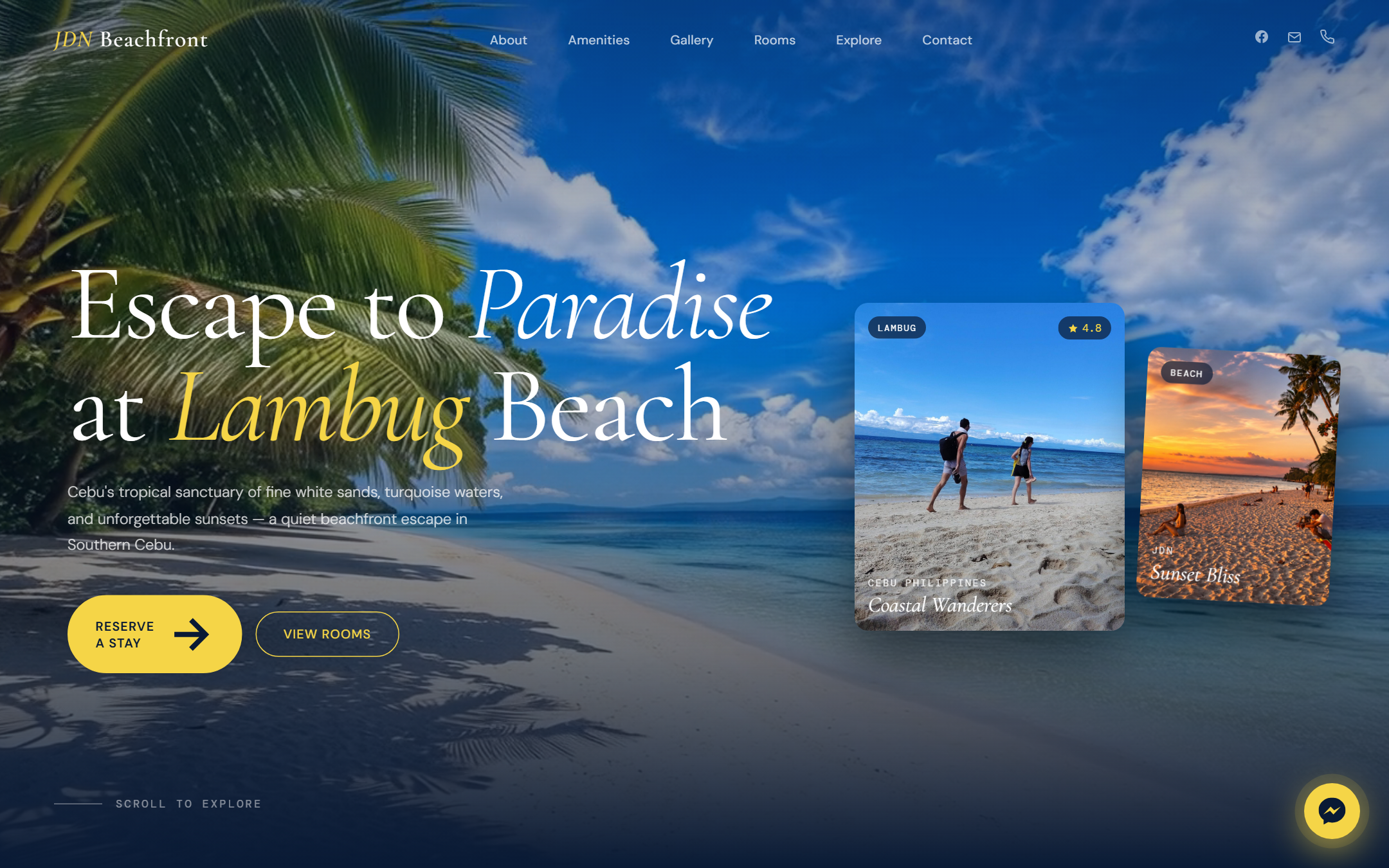 JDN Beachfront Resort booking site